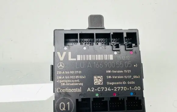 Mercedes-Benz B W246 W242 Other control units/modules A1669005505 A1669028502 A1669013701
