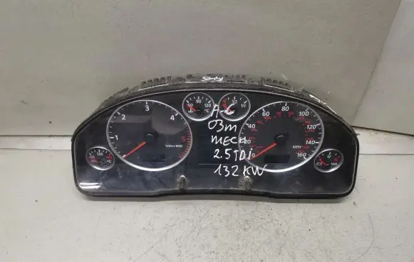 Audi A6 S6 C5 4B Speedometer (instrument cluster) 110080128009 110080128
