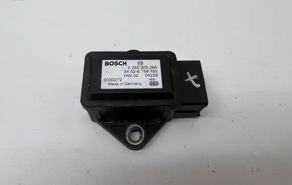 BMW 5 E60 E61 ESP acceleration yaw rate sensor 34526758750 0265005266 030272