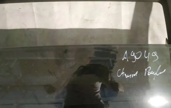 Chrysler Pacifica Rear door window glass as3
