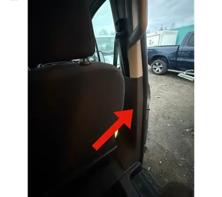 Ford Transit Custom (B) pillar trim (bottom) BK21V243W06