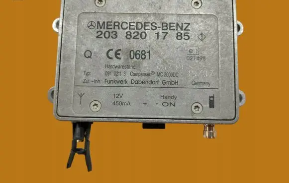 Mercedes-Benz S W220 Sound amplifier 2038201785