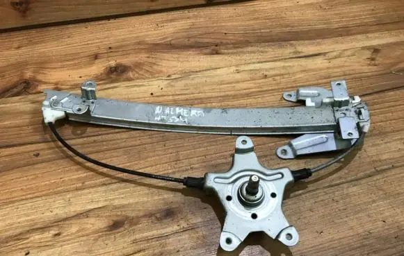 Sliding door window regulator with motor