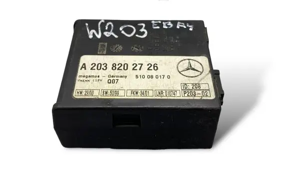 Mercedes-Benz C W203 Alarm control unit/module A2038202726 510080170