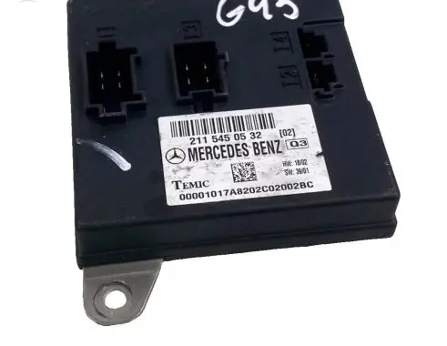 Mercedes-Benz E W211 Comfort/convenience module 2115450532