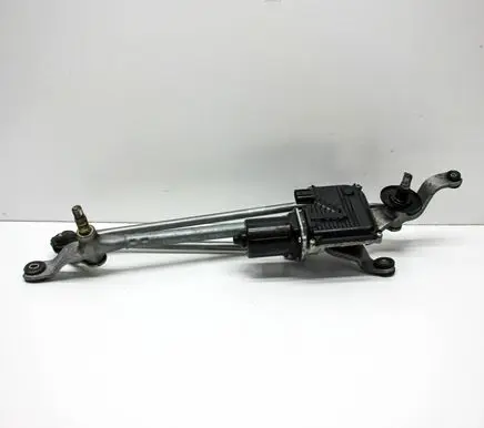 Front wiper linkage and motor