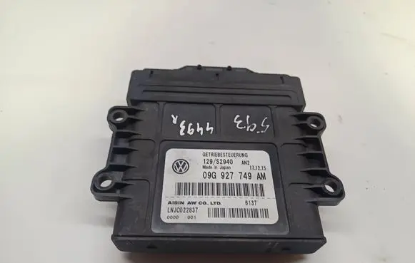 Volkswagen Jetta VI Gearbox control unit/module 09G927749AM 129S2940 LNJC022837
