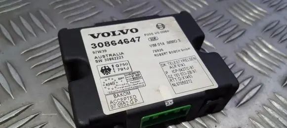 Volvo S40, V40 Immobilizer control unit/module 30864647 F005V00060