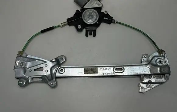 Front door window regulator with motor