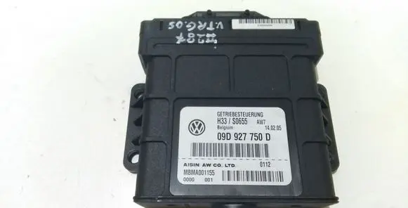 Volkswagen Touareg I Gearbox control unit/module 09D927750D