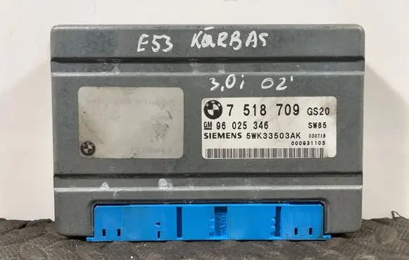BMW X5 E53 Gearbox control unit/module 7518709 96025346 5WK33503AK