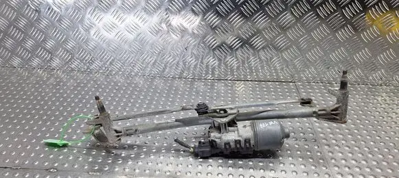 Volkswagen Polo IV 9N3 Front wiper linkage and motor S25145346 6Q1955023E 6Q1955119A