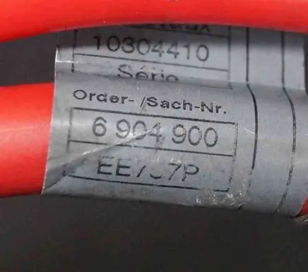 Positive cable (battery)