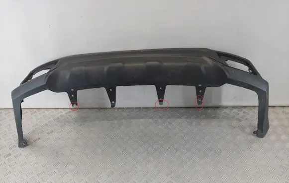 Rear bumper lower part trim