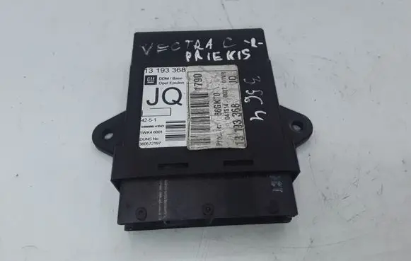 Opel Vectra C Door central lock control unit/module 13193368 5WK46001 360572197