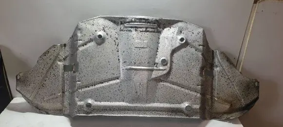Heat shield in engine bay
