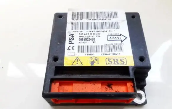 Citroen C3 Airbag control unit/module 9661532480 403855