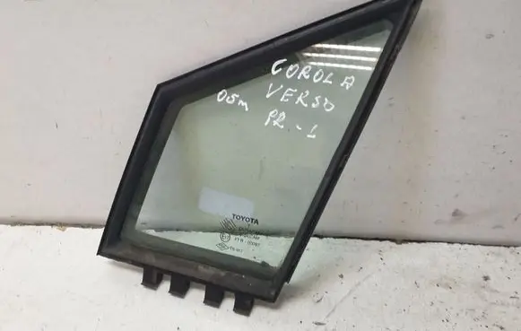 Toyota Corolla Verso AR10 Front door vent window glass four-door 43R00097
