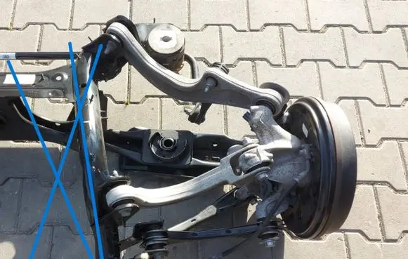 Volkswagen ID.4 Rear axle beam with reductor VWID40ZAWPT