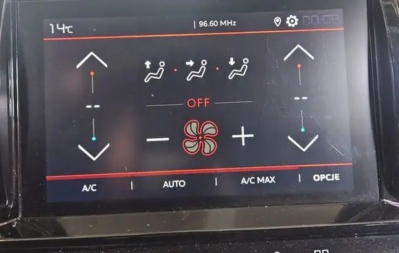 Citroen C5 Aircross Screen/display/small screen 9830426480 IMPRK1558252