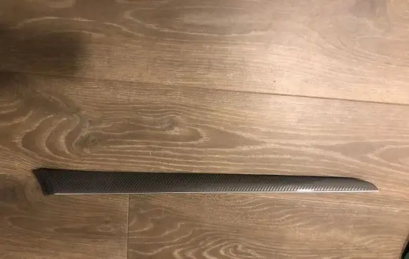 Front door card panel trim