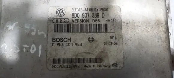 Audi A6 S6 C5 4B ESP (stability system) control unit 8D0907389D 0265109463