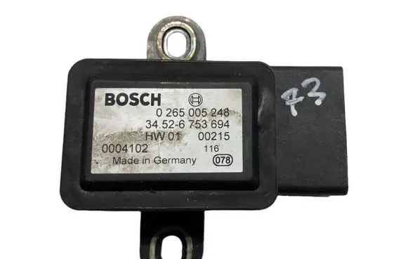 BMW X5 E53 ESP acceleration yaw rate sensor 6753694 34526753694 0265005248