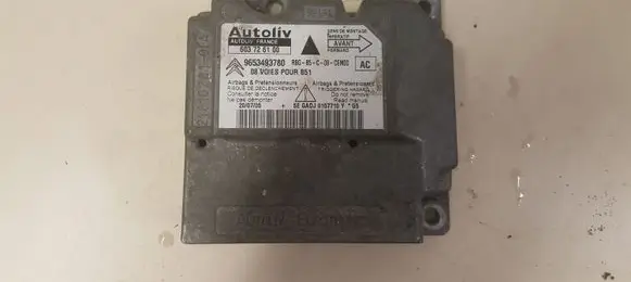 Citroen C4 I Airbag control unit/module 9653493780 603726100