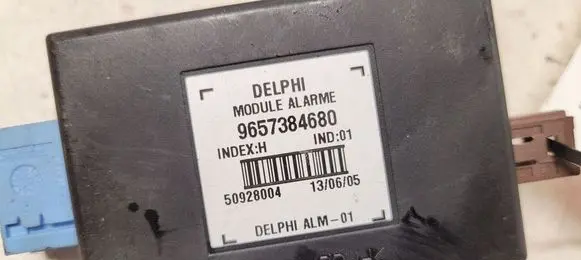 Peugeot 407 Alarm control unit/module 9657384680