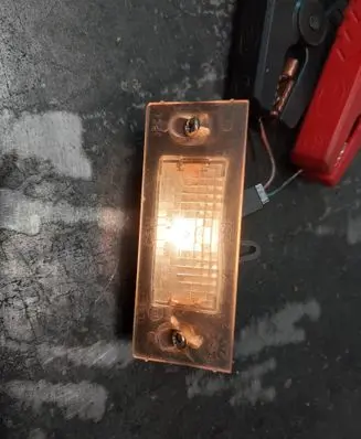 Audi A4 S4 B5 8D Number plate light 8D0943021C
