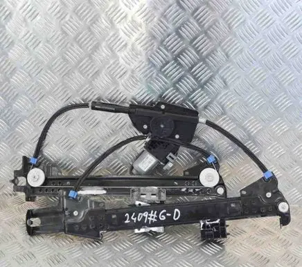 Rear window lifting mechanism without motor