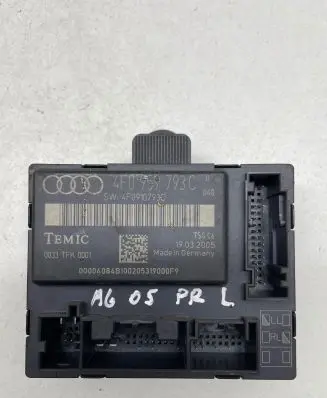 Audi A6 S6 C6 4F Door control unit/module 4F0959793C 4F0910793C 0033TFK0001