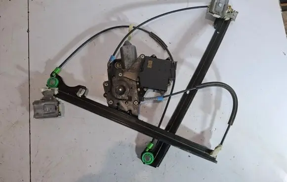 Front door window regulator with motor