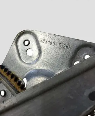 Volvo V70 Front window lifting mechanism without motor 983165102