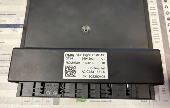 BMW 7 G11 G12 Suspension control unit/module 6894893 A2C75313816