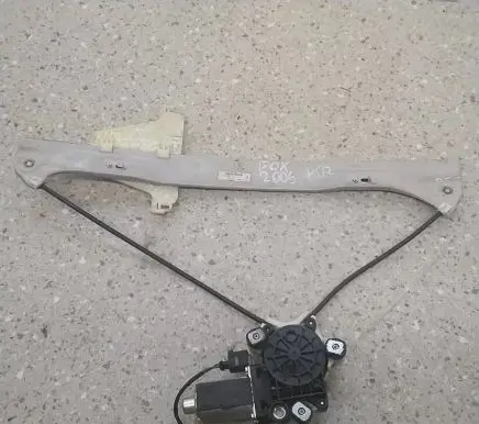 Front door window regulator with motor