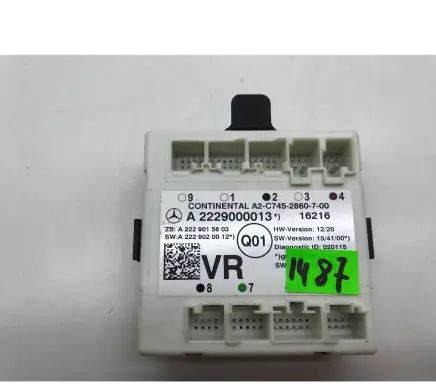 Mercedes-Benz C W205 Door control unit/module A2229000013 A2229015603 A2229020012