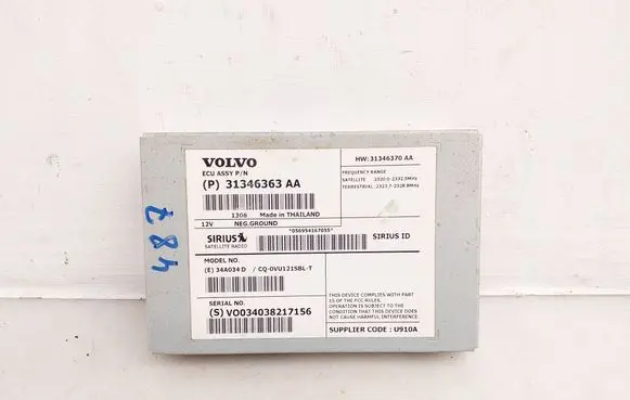 Volvo XC60 Antenna control unit 31346363AA 31346370AA