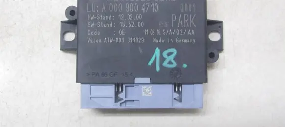 Mercedes-Benz C W205 Parking PDC control unit/module A0009004710