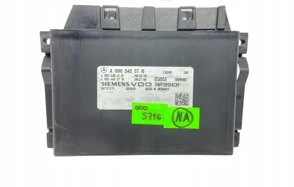 Mercedes-Benz C W204 Gearbox control unit/module A0005455716