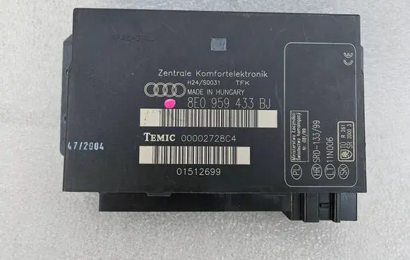 Audi A4 S4 B7 8E 8H Comfort/convenience module 8E0959433BJ