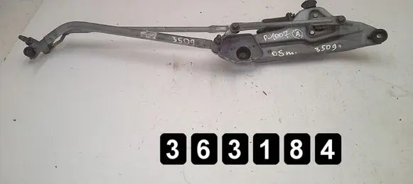 Peugeot 1007 Front wiper linkage and motor