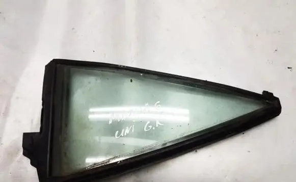 Rear vent window glass