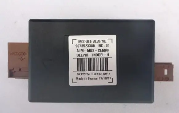 Toyota Proace Alarm control unit/module 9673523380