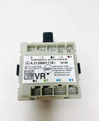 Mercedes-Benz E W213 Door control unit/module A2139001118 2139001118 A2139010608
