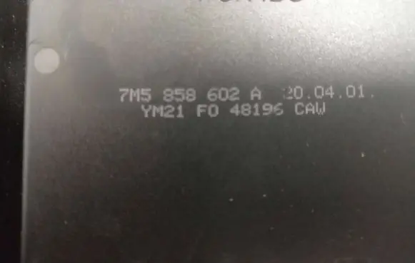 Ford Galaxy Climate control unit 7M5858602A