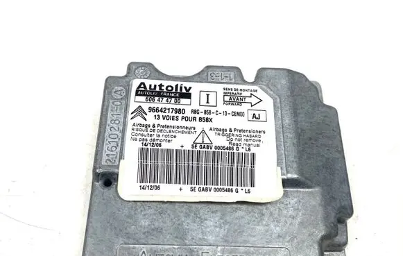 Citroen C4 I Picasso Airbag control unit/module 9664217980 606474700