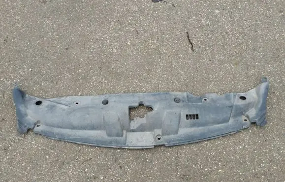 Engine bonnet/hood lock trim molding