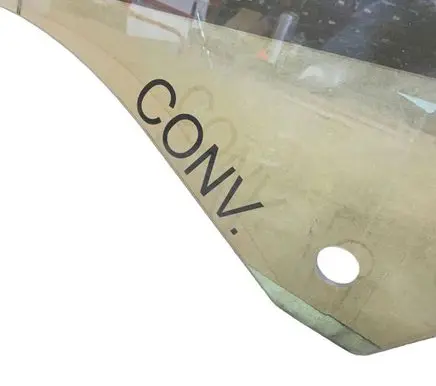 Chevrolet Camaro Front door window/glass (coupe) 92234859 43R001237