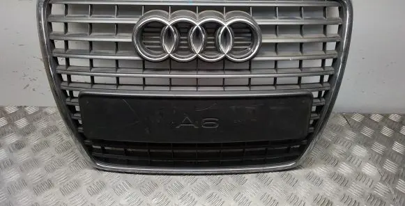 Audi A6 S6 C6 4F Front bumper upper radiator grill 4F0853651AQ